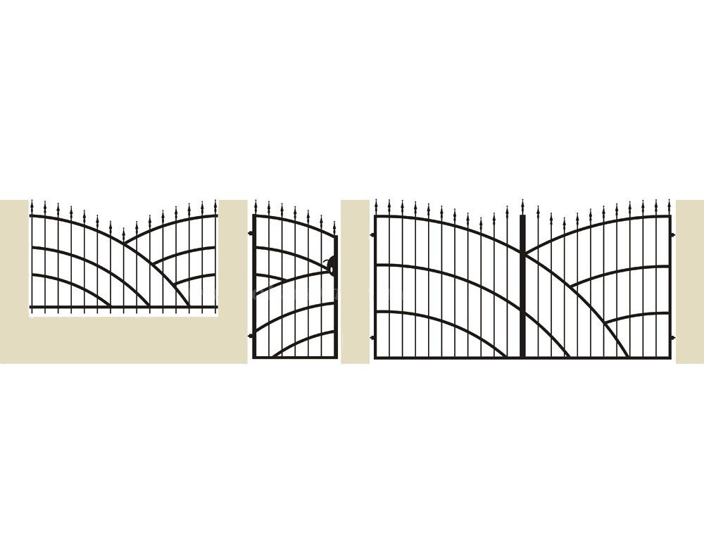 Portilion fer forgè "Le Havre" -
