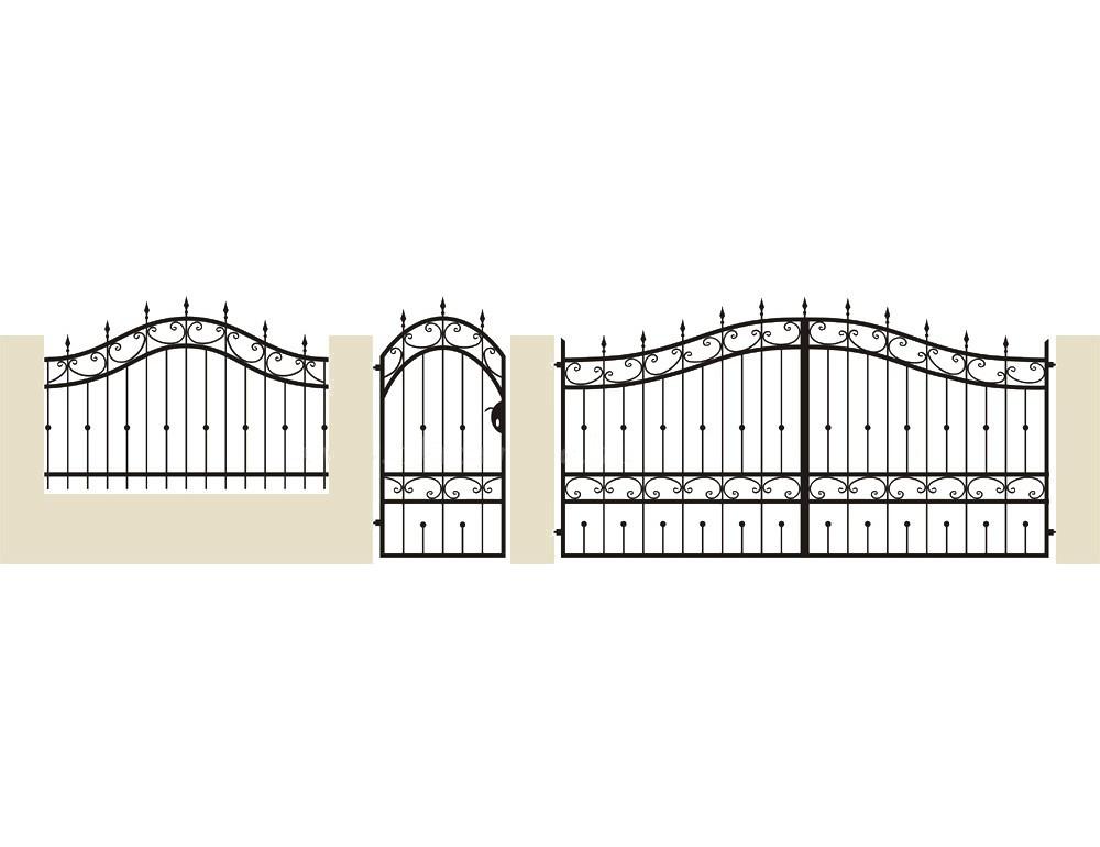 Portilion fer forgè "Sainte Croix" -