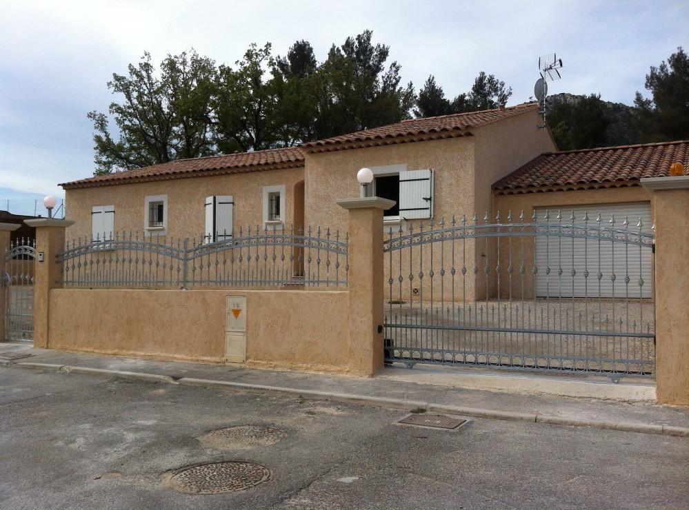 Portail fer forgè "Montpellier" -