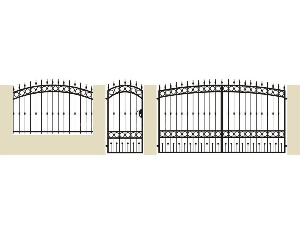 Portail fer forgè "La Rochelle" -