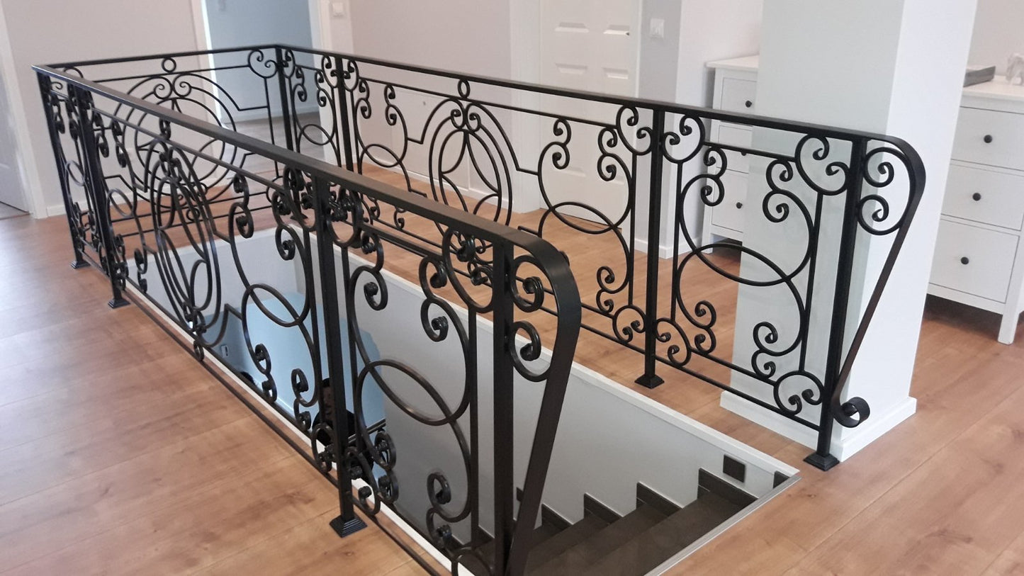 Garde-corps en fer forgè "Chantilly" -