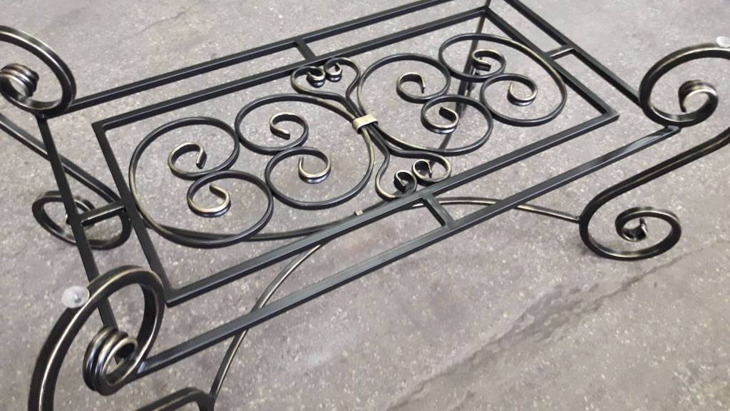 Table basse en fer forgè "Élysée" - fer forge
