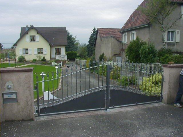 Gartentor aus Schmiedeeisen  ''Charlottenburg'' - Schmiedeeisen Profi