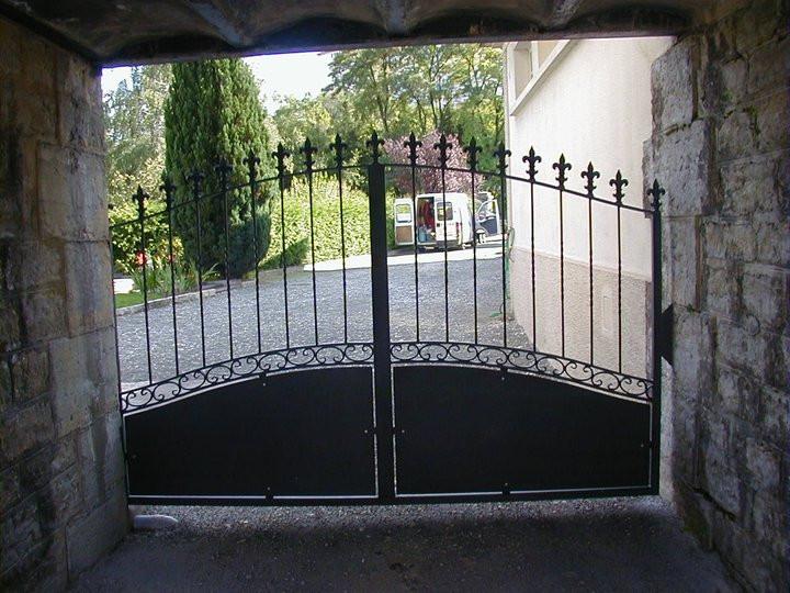 Gartentor aus Schmiedeeisen  ''Charlottenburg'' - Schmiedeeisen Profi