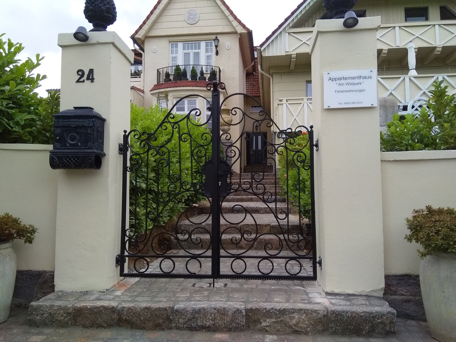 Hoftor Schmiedeeisen Bayern 015