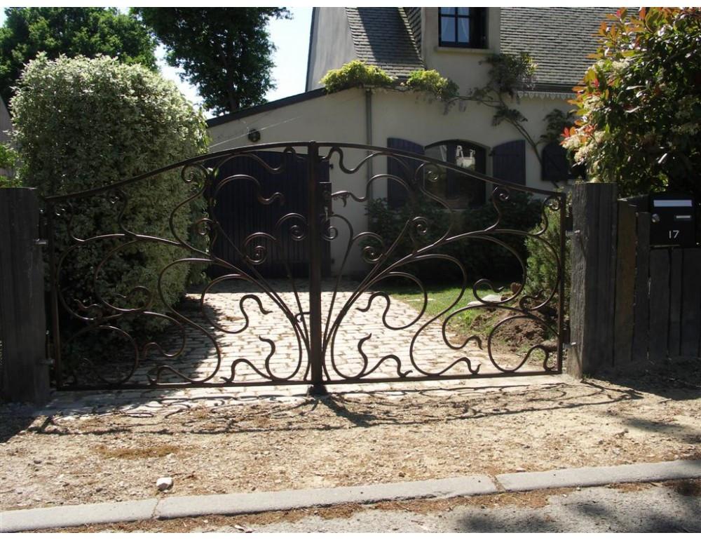 Gartentor aus Schmiedeeisen ''Lausanne'' - Schmiedeeisen Profi