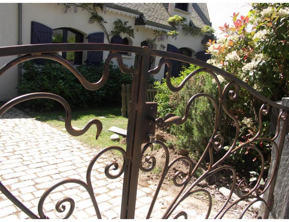 Gartentor aus Schmiedeeisen ''Lausanne'' - Schmiedeeisen Profi