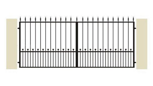 Portail fer forgè "Sarreguemines" -