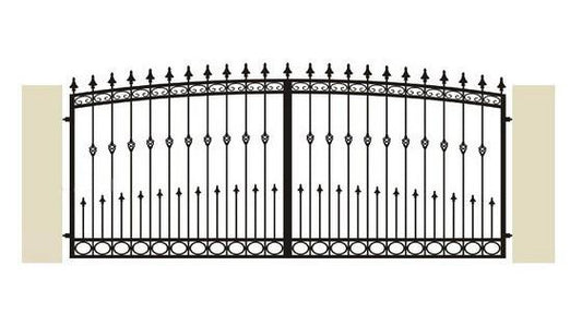 Portail fer forgè "Montpellier" -