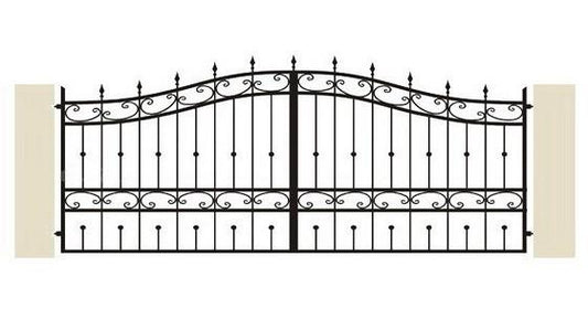 Portail fer forgè "Sainte Croix" -