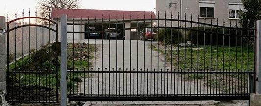 Portail fer forgè  "Sarreguemines"