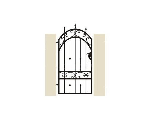 Portilion fer forgè "Sainte Croix" -