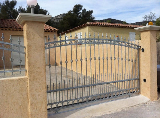 Portail fer forgè "Montpellier" -