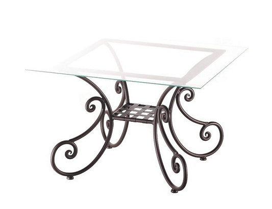 Table basse en fer forgè "Alix" - fer forge