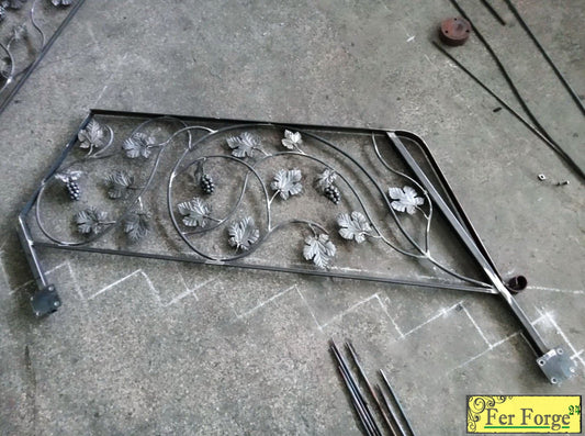 Garde-corps en fer forgè "Bordeaux" -