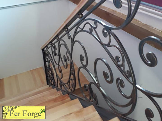 Garde-corps en fer forgè "Loire" -