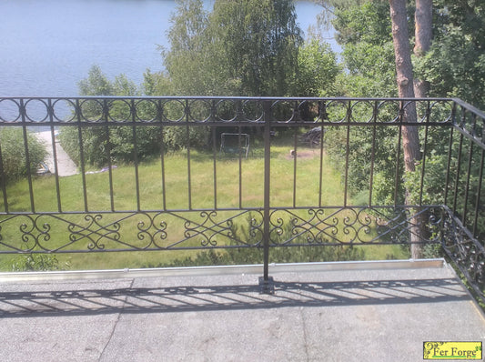 Garde-corps en fer forgè "Rouen" -