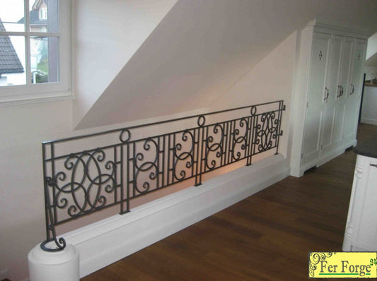 Garde-corps en fer forgè "Peréille" - fer forge