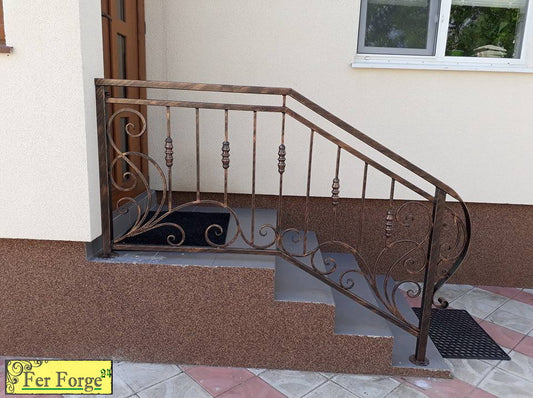 Garde-corps en fer forgè "Sallaz" - fer forge