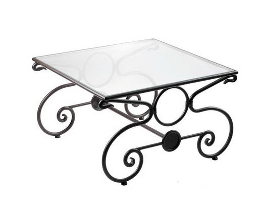 Table basse en fer forgè "Olivia" - fer forge
