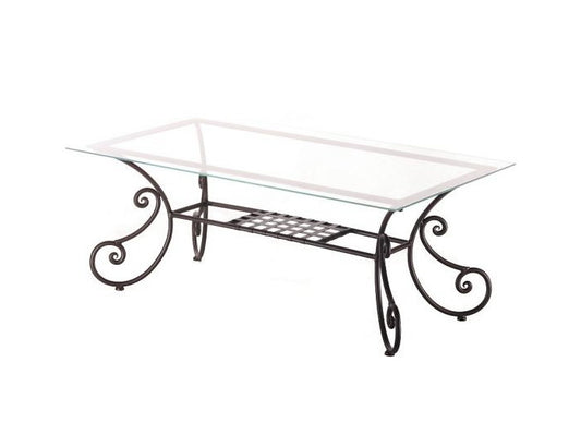 Table basse en fer forgè "Capucine" - fer forge