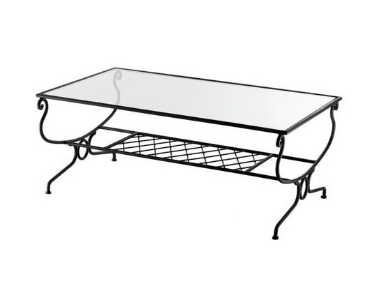 Table basse en fer forgè "Raphaëlle" - fer forge