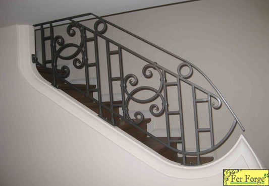 Garde-corps en fer forgè "Peréille" - fer forge